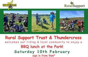 Thundercross Community Ride and BBQ at the Park - Glen Murray, Waikato