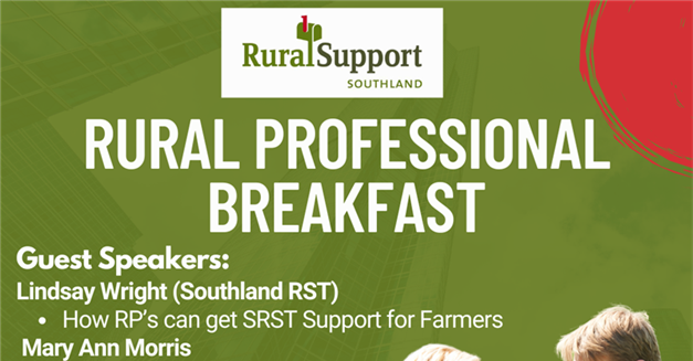 Rural Professional Breakfast - Invercargill, Southland