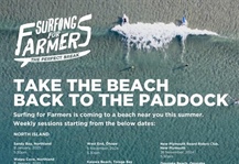 Surfing for Farmers - Ohope Beach, Bay of Plenty