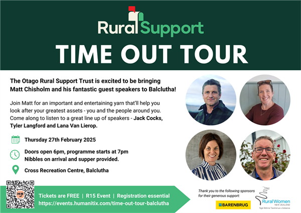 Time Out Tour - Balclutha