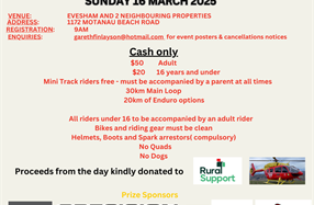 Motanau Charity Trail Ride - Hurunui, North Canterbury