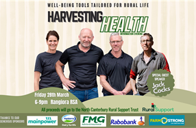 Harvesting Health Information Evening - Rangiora, North Canterbury