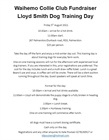 Waihemo Collie Club Fundraiser - Lloyd Smith Dog Training Day