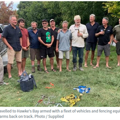 Cyclone Gabrielle: Group of southern farmers help out in Hawke’s Bay