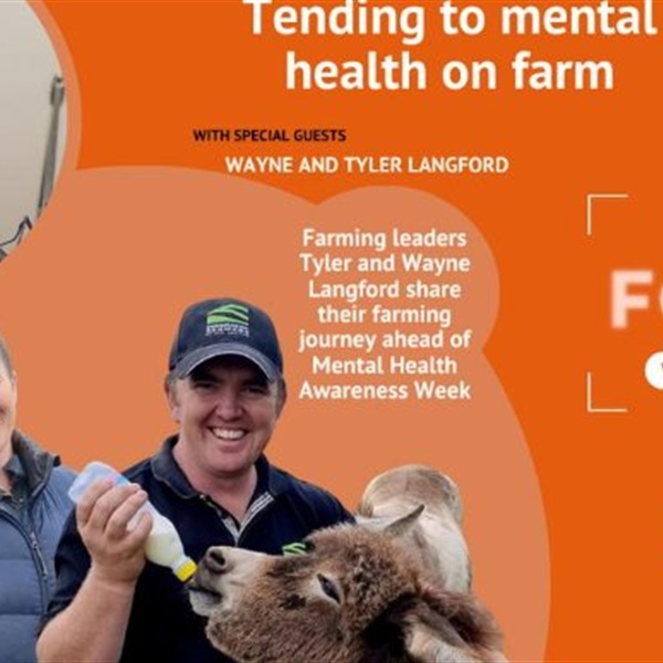 Tending to mental health on farm -