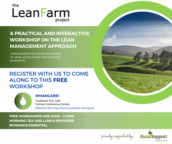 Lean Farm Project Workshop - WHANGAREI