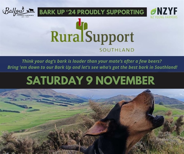 Bark Up '24 Fundraising Event - Balfour, Southland