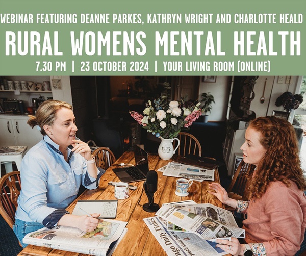 Ag in Conversation - Rural Women's Mental Health Live Webinar