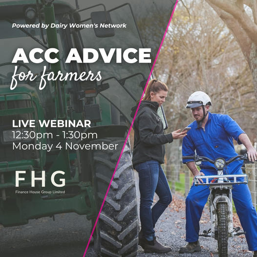 ACC Advice for Farmers - LIVE Webinar with Dairy Women's Network