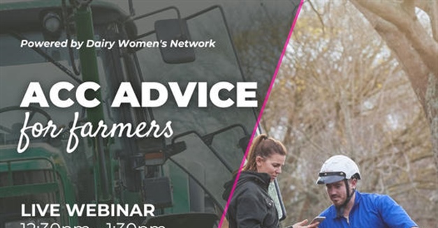 ACC Advice for Farmers - LIVE Webinar with Dairy Women's Network