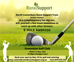 North Canterbury Greendale Golf Day