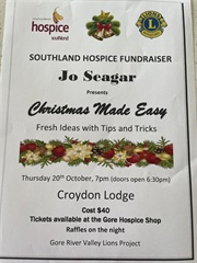Christmas Made Easy with Jo Seagar - Southland Hospice Fundraiser