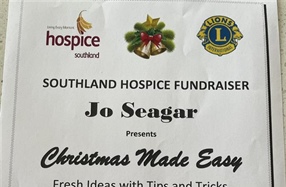 Christmas Made Easy with Jo Seagar - Southland Hospice Fundraiser